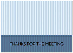 Blue Stripes Notecard D1370D-Y